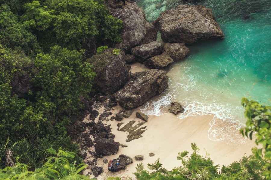 Beautiful beach with turquoise water