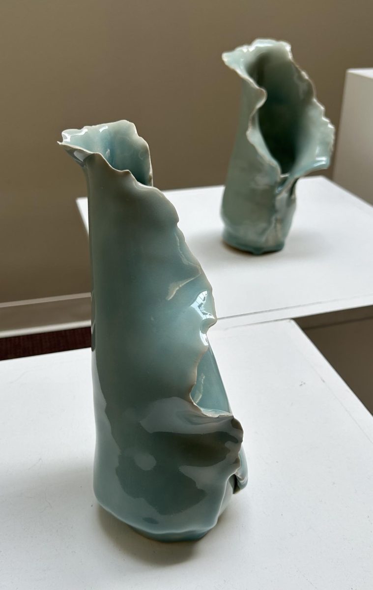 ceramic vessels by Emily Wang, grade 10