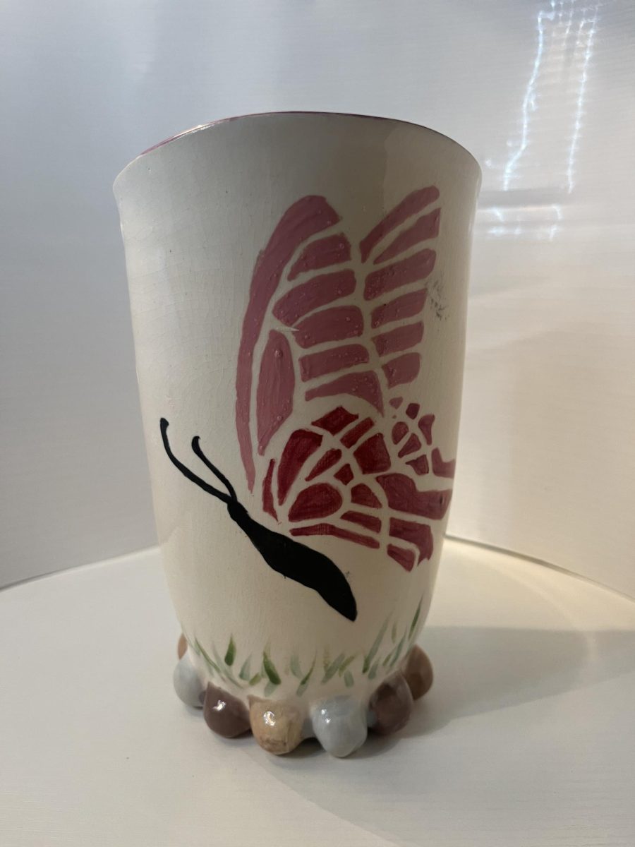 "Butterfly Garden" by Kendall Adam, grade 12